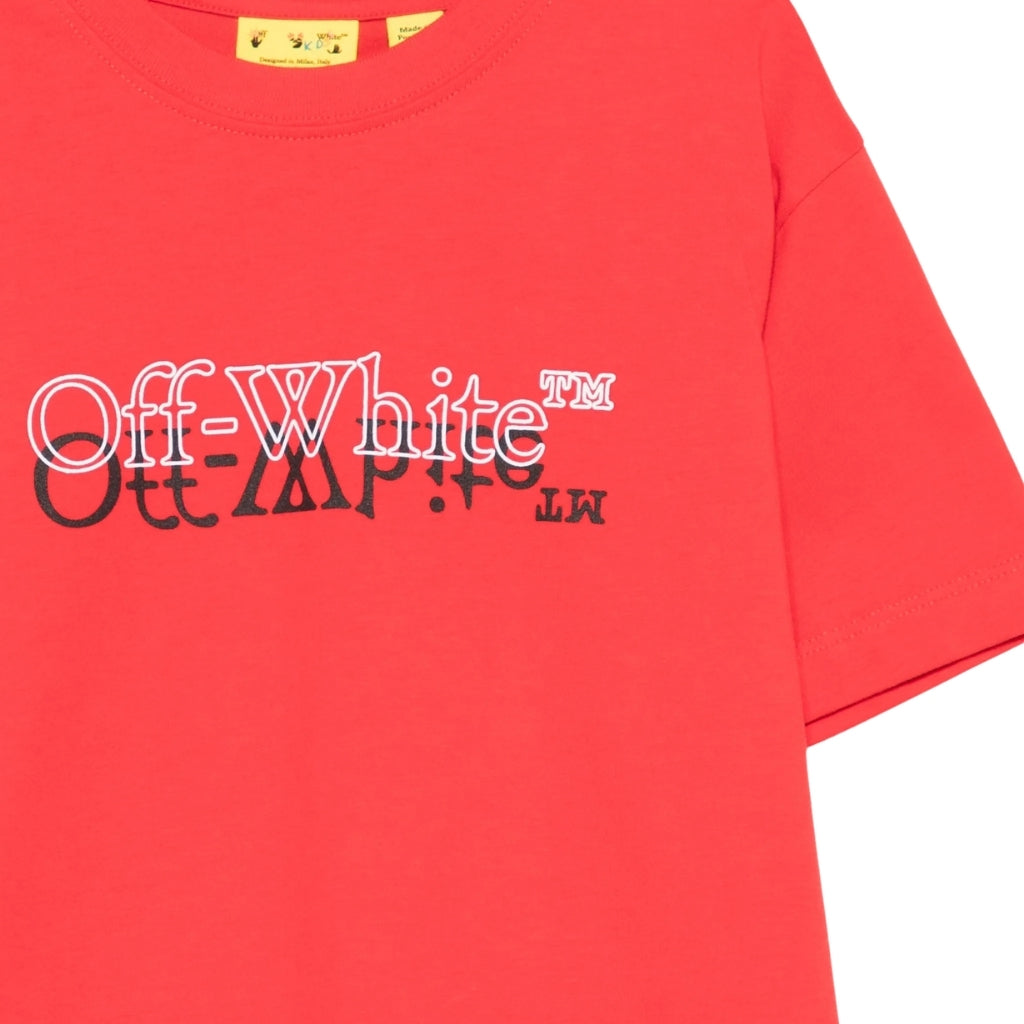 Off-White Kids Big Bookish Double Tee S/S