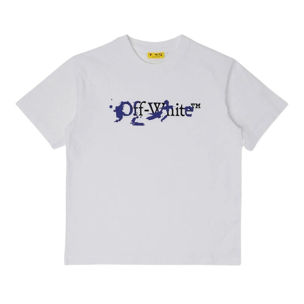 Off-White Kids Big Bookish Splat Ink Tee S/S
