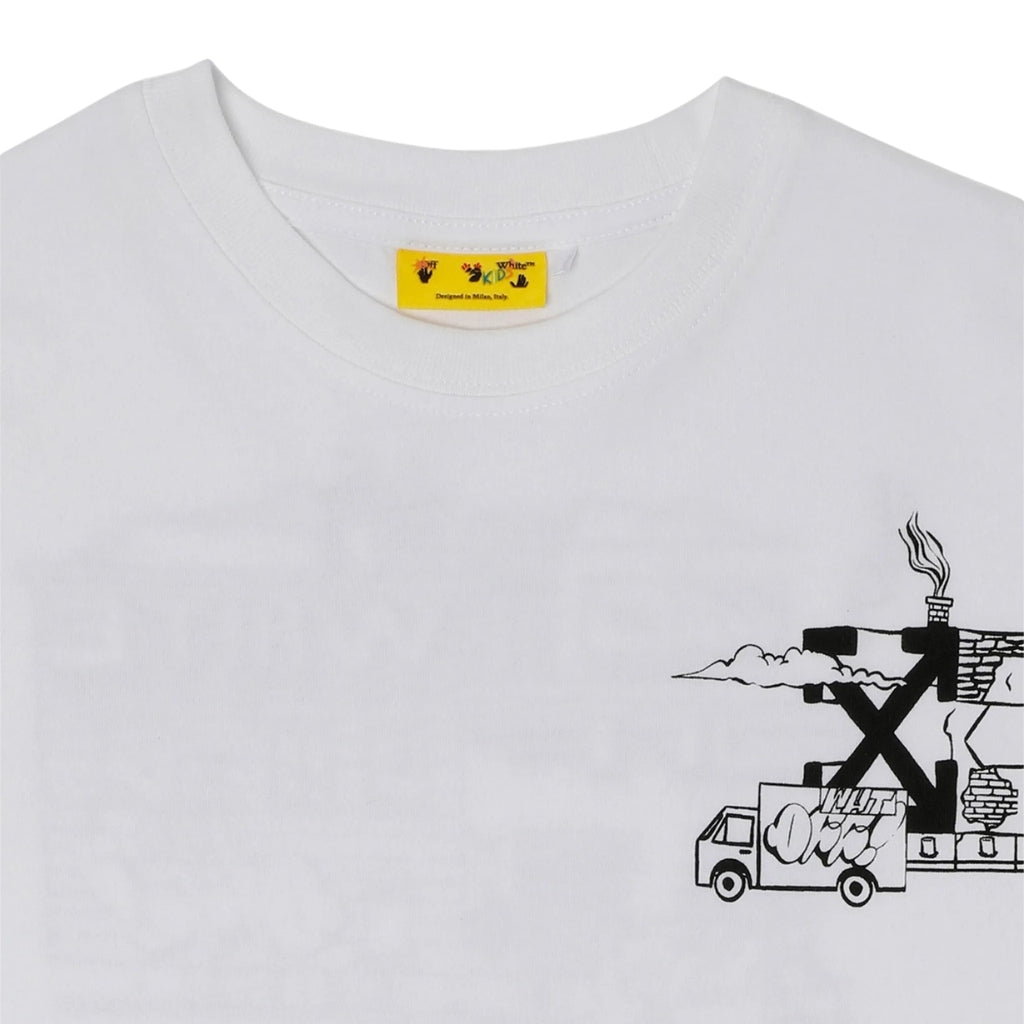 Off-White Kids Graffiti Tee S/S