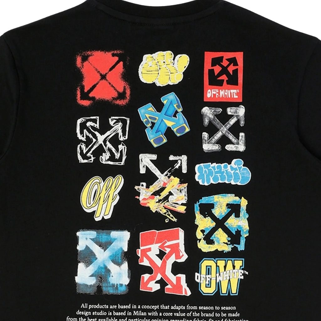 Off-White Kids OW Multilogo Tee S/S