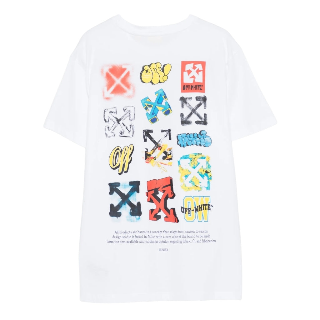 Off-White Kids OW Multilogo Tee S/S