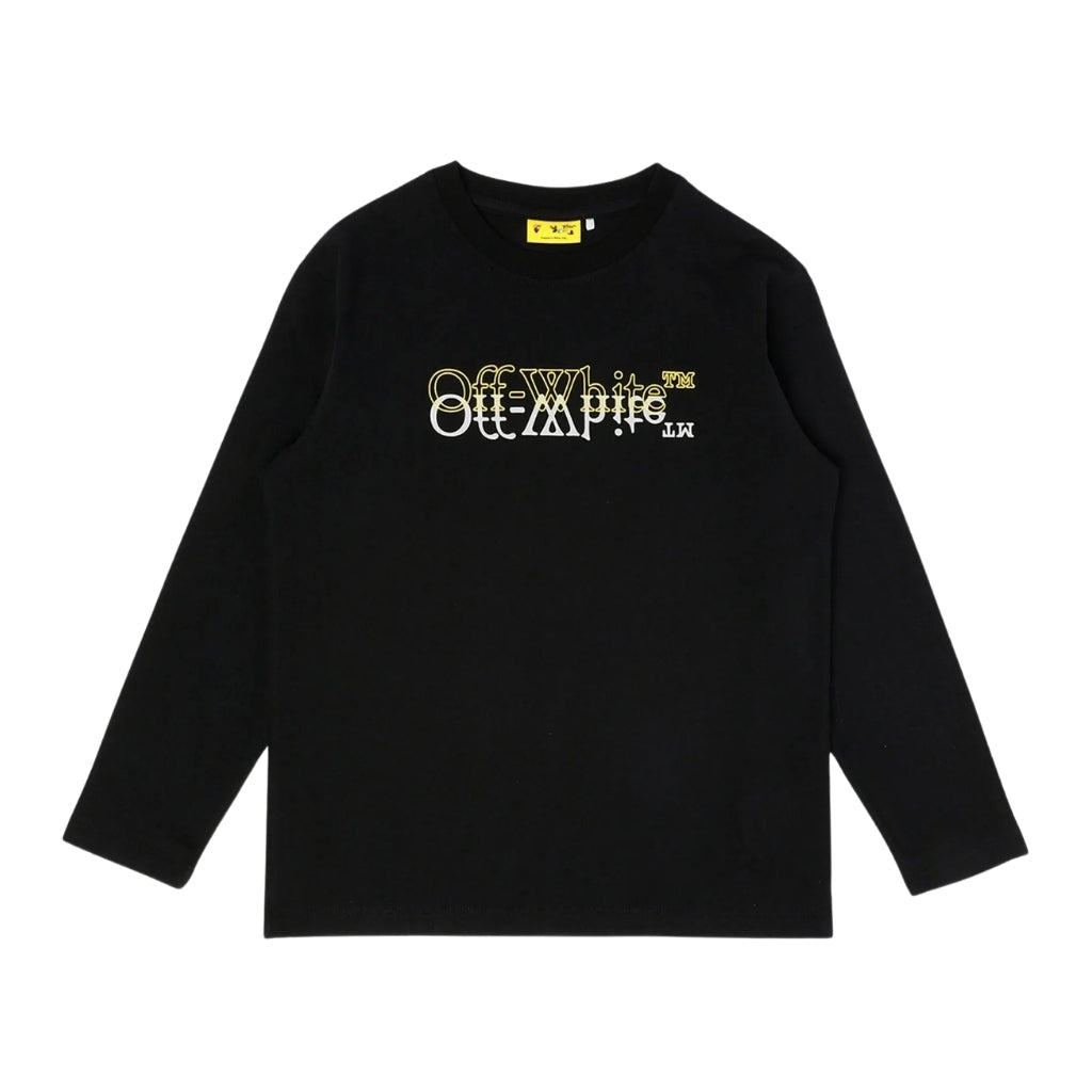 Off-White Kids Big Bookish Double Tee L/S