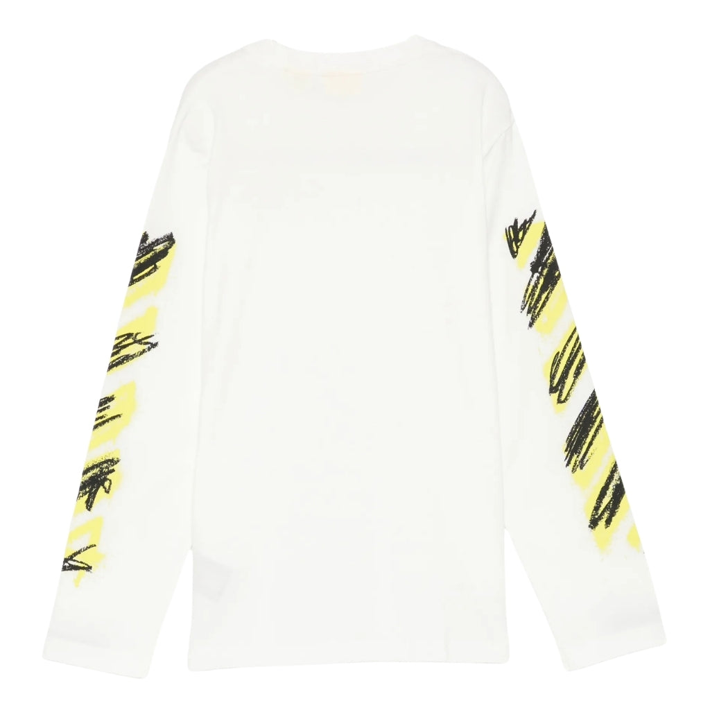 Off-White Kids Diag Spray Tee L/S