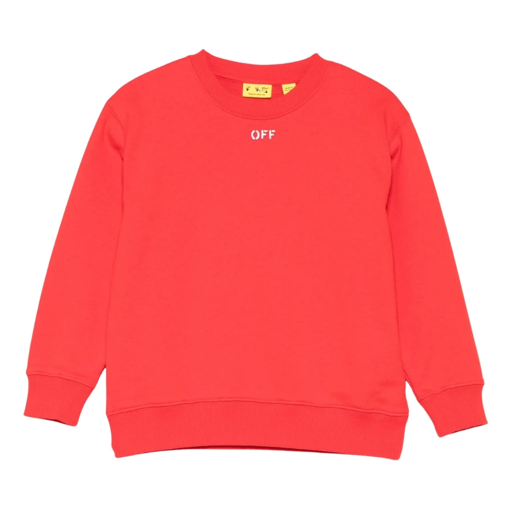 Off-White Kids Arrow Paint Crewneck Sweatshirt
