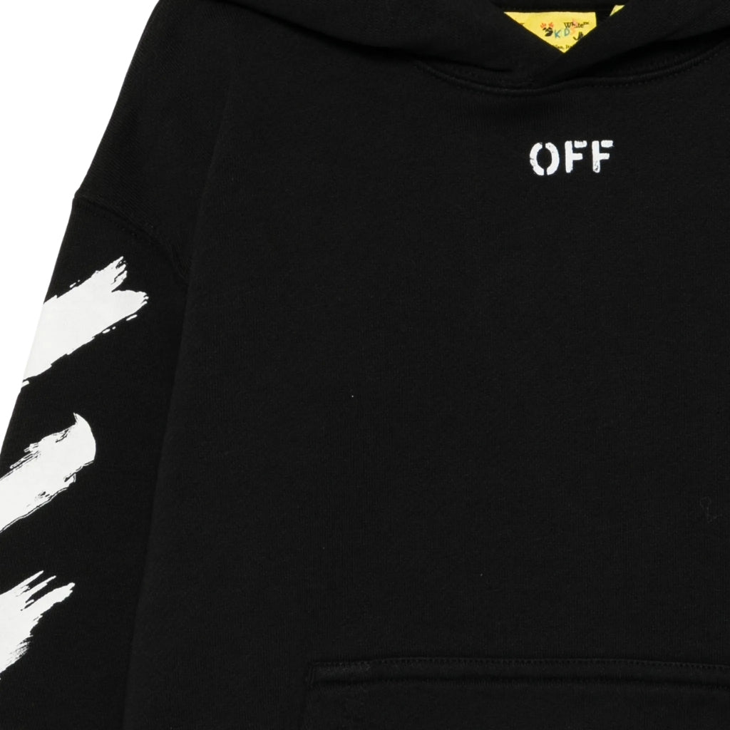 Off-White Kids Diag Paint Hoodie