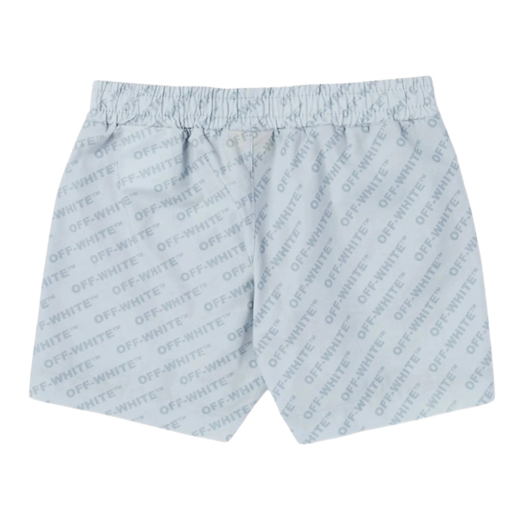 Off-White Kids Logo All-Over Print Shorts
