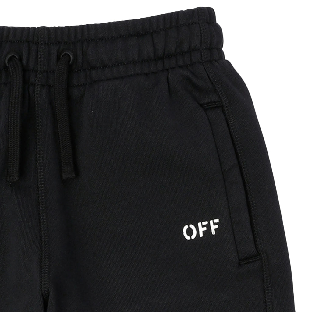 Off-White Kids Diag Paint Sweatshorts