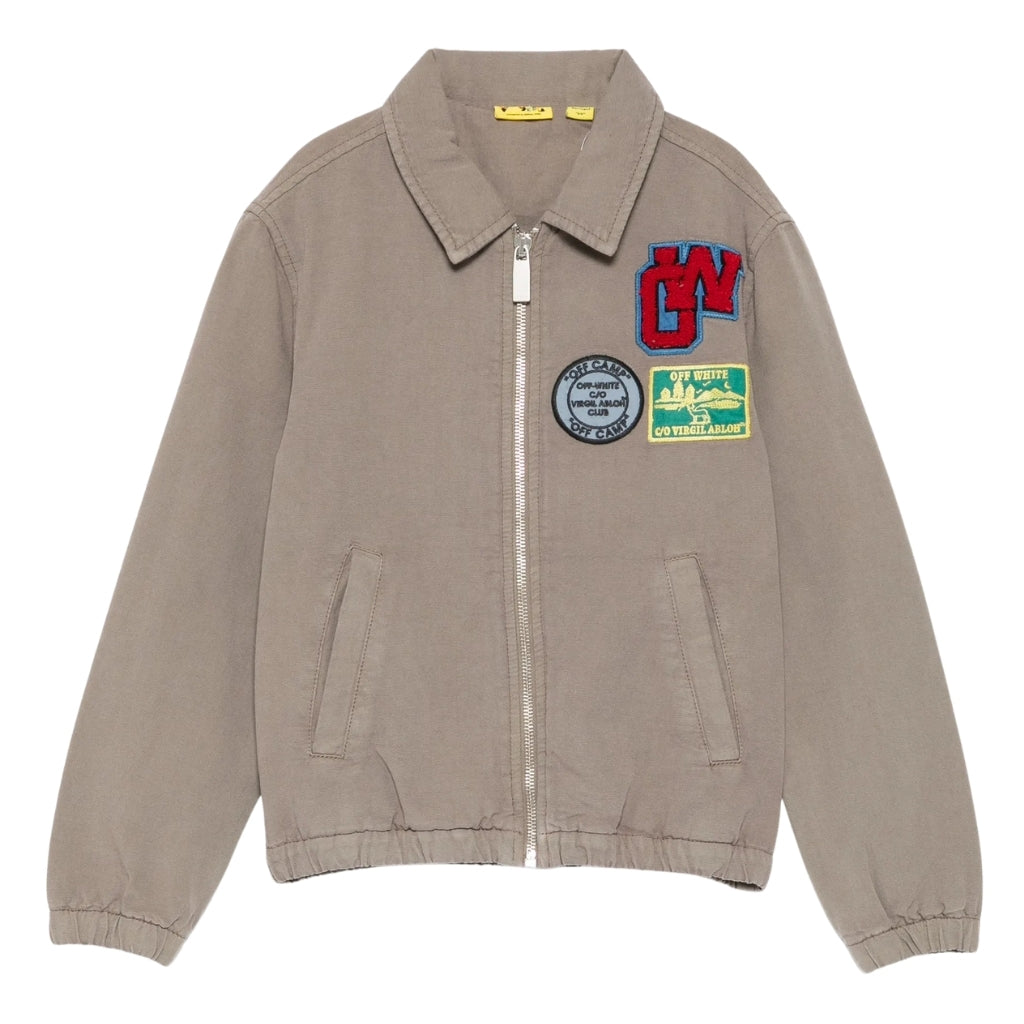 Off-White Kids OW Camping Patch Jacket