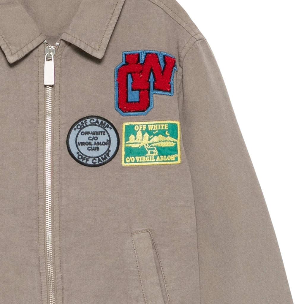 Off-White Kids OW Camping Patch Jacket