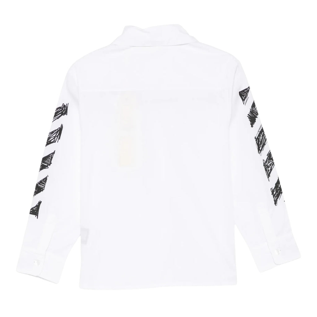 Off-White Kids Diag Sketch Shirt L/S