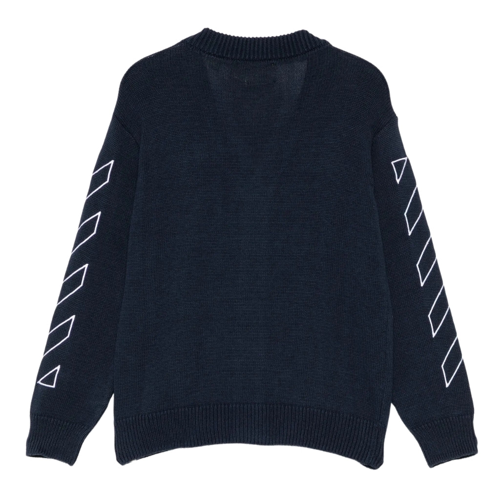 Off-White Kids Arrow Diag Knit Cardigan