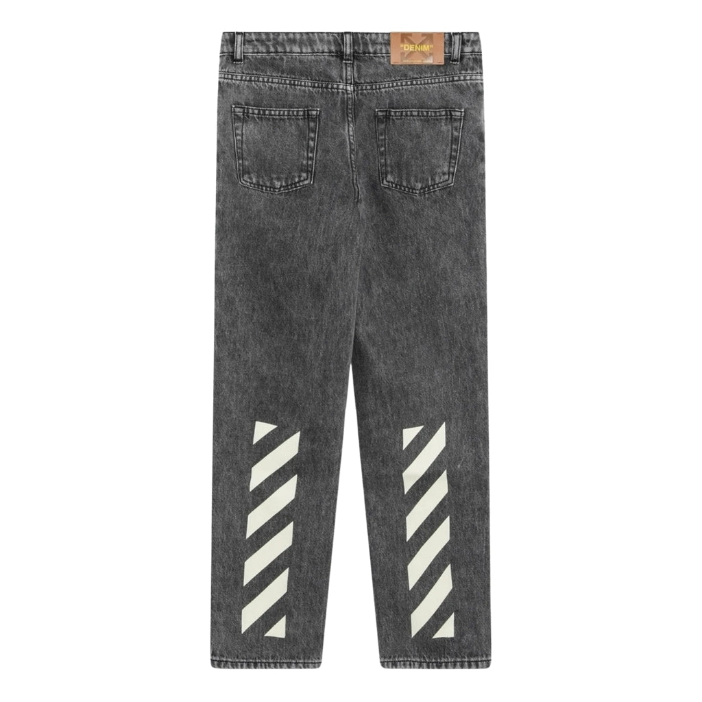 Off-White Kids Bookish Diag Denim Pants