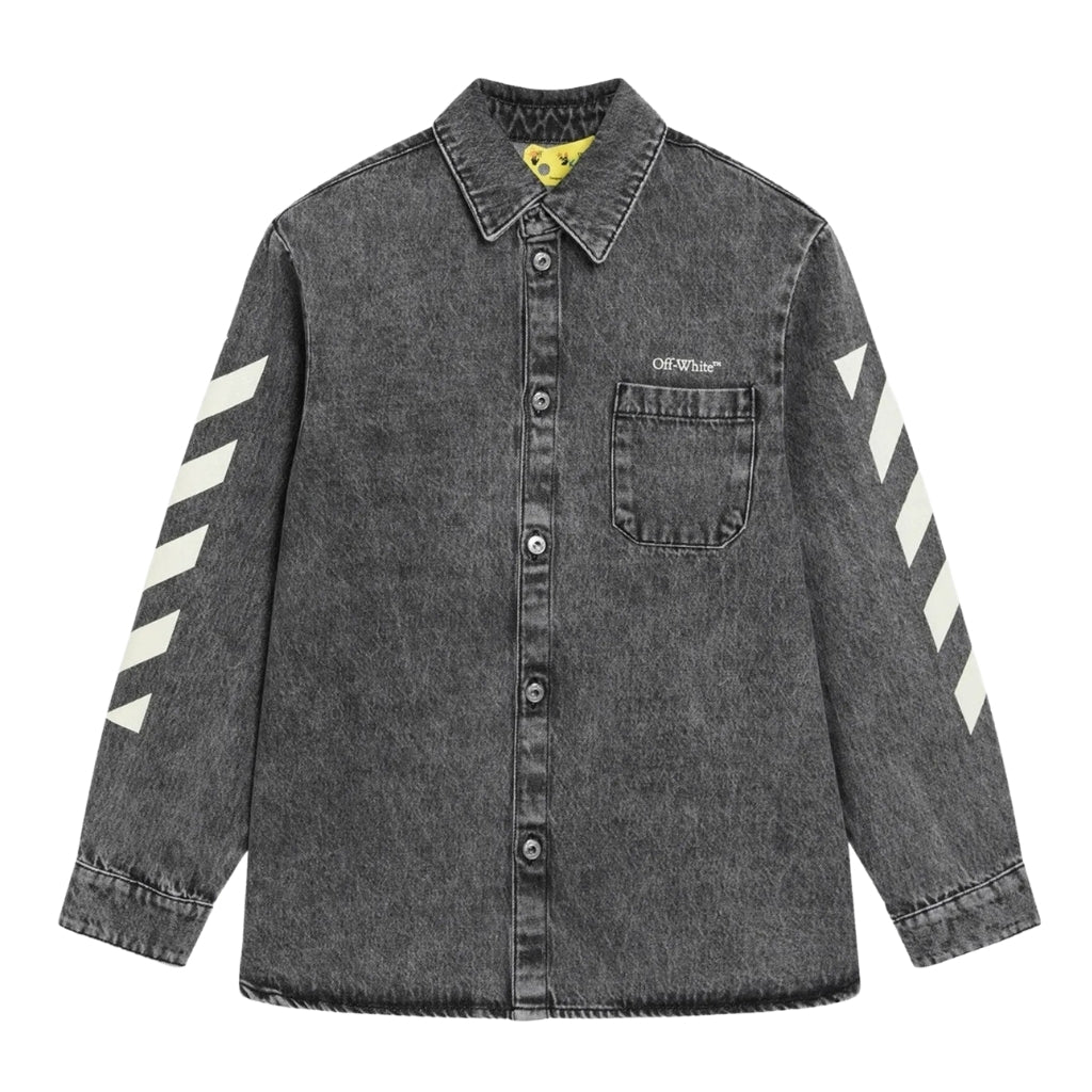 Off-White Kids Classic Arrow Tab Denim Shirt