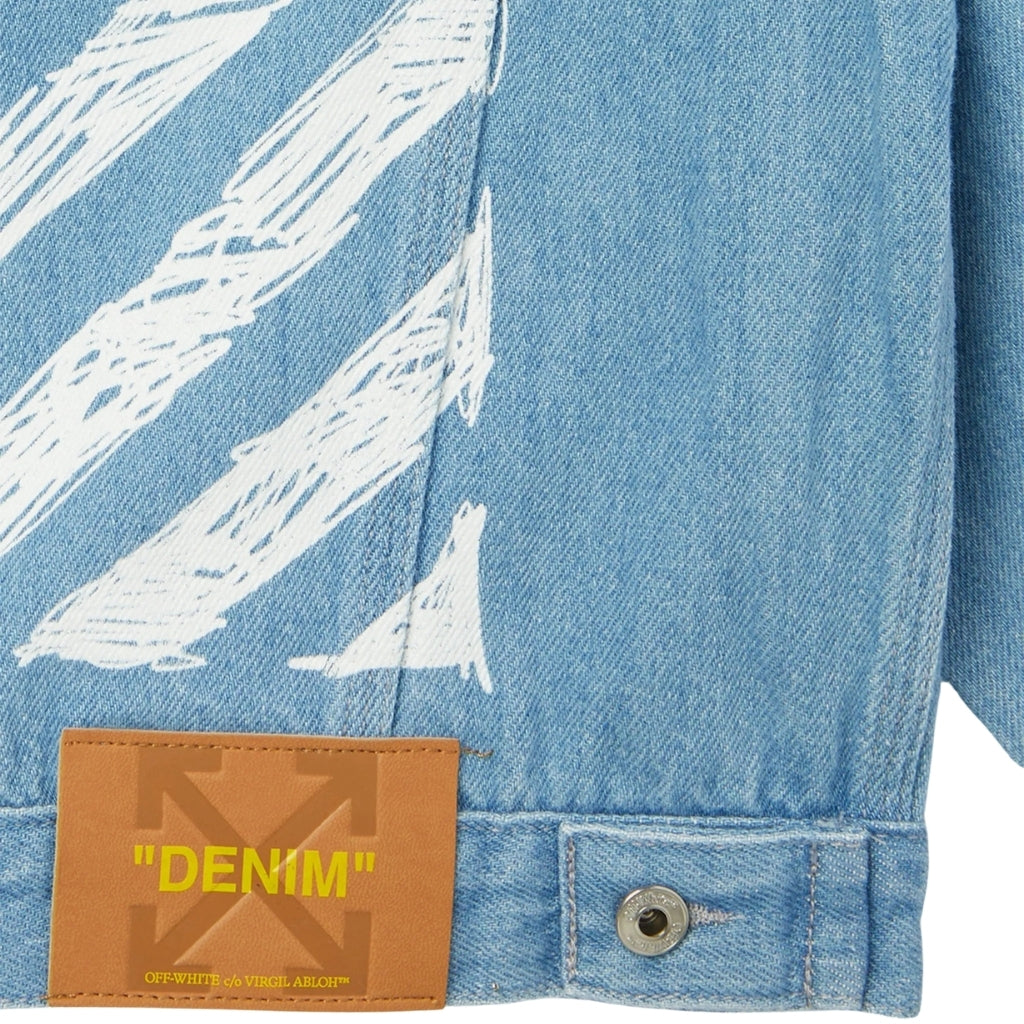 Off-White Kids Diag Sketch Denim Jacket
