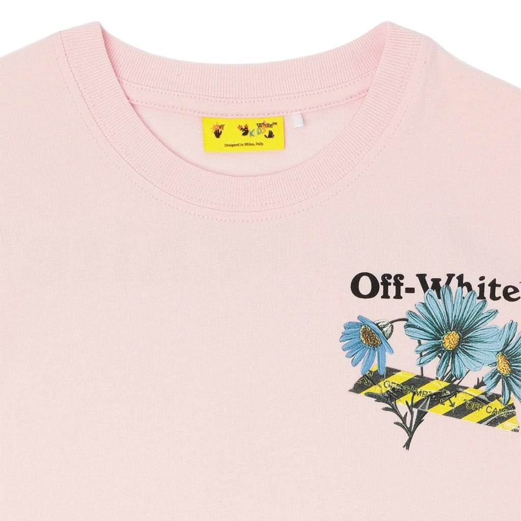 Off-White Kids Daisy Tape Tee S/S