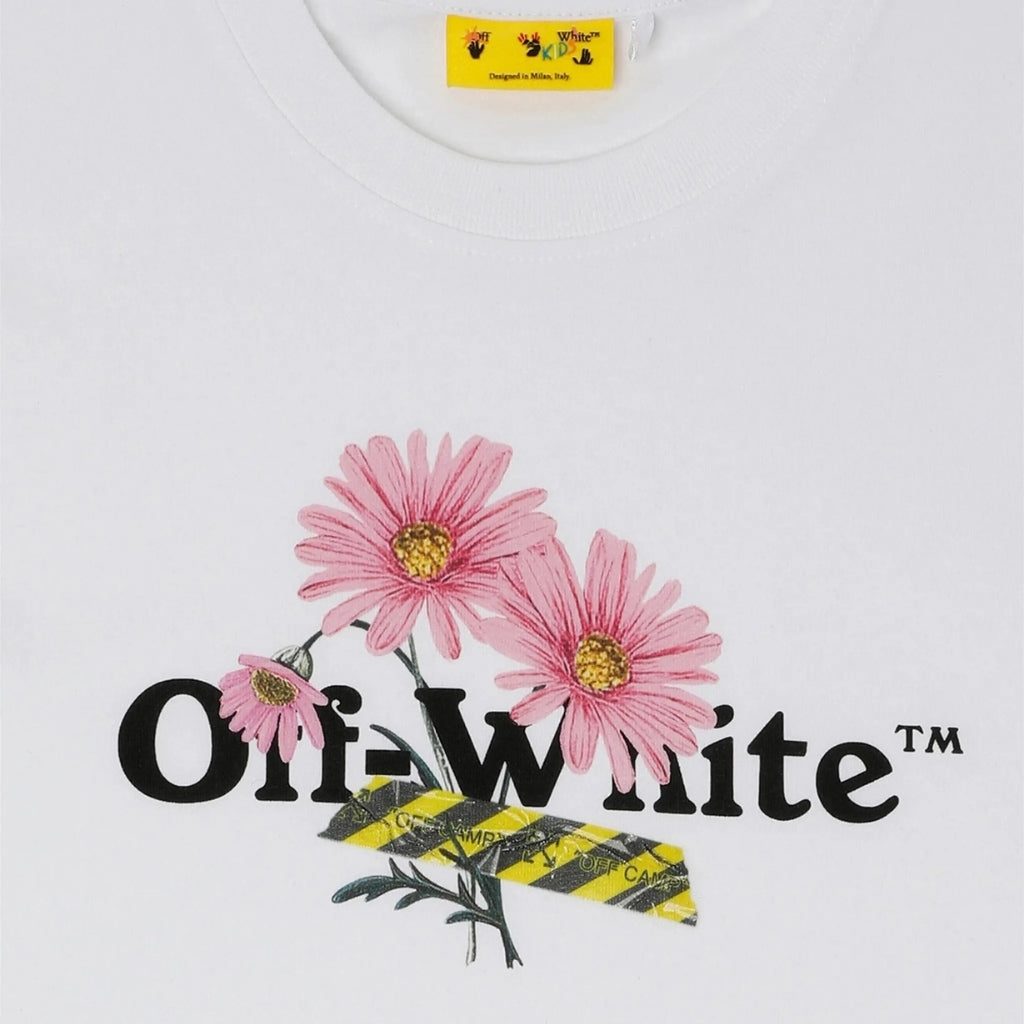 Off-White Kids Daisy Logo Box Tee S/S