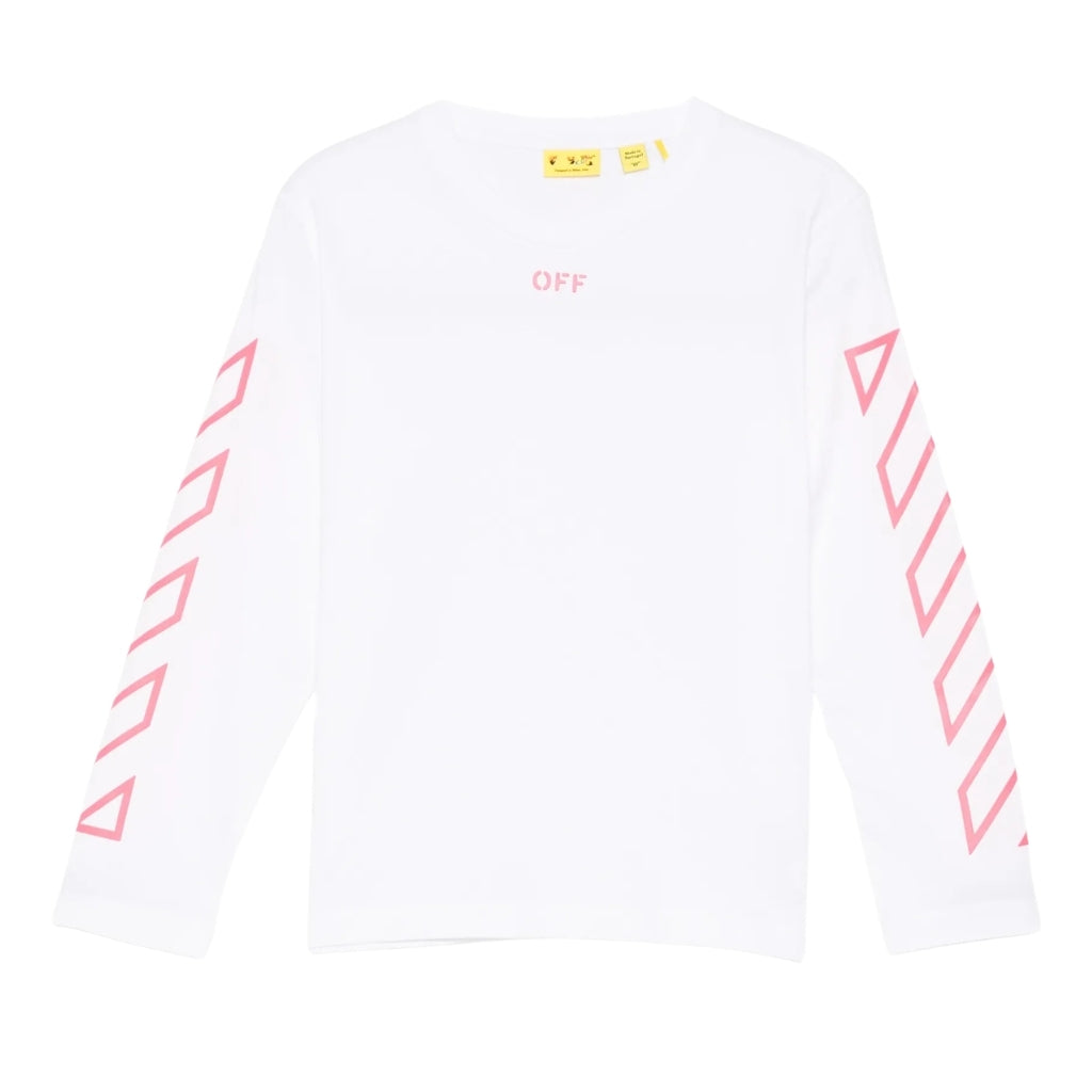Off-White Kids Off Diag Tee L/S