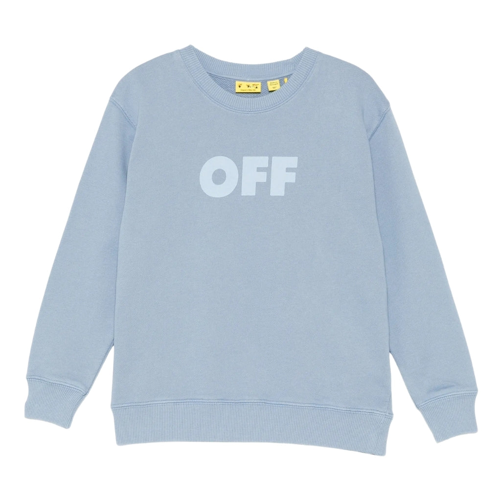 Off-White Kids Garment-Dyed Crewneck Sweatshirt