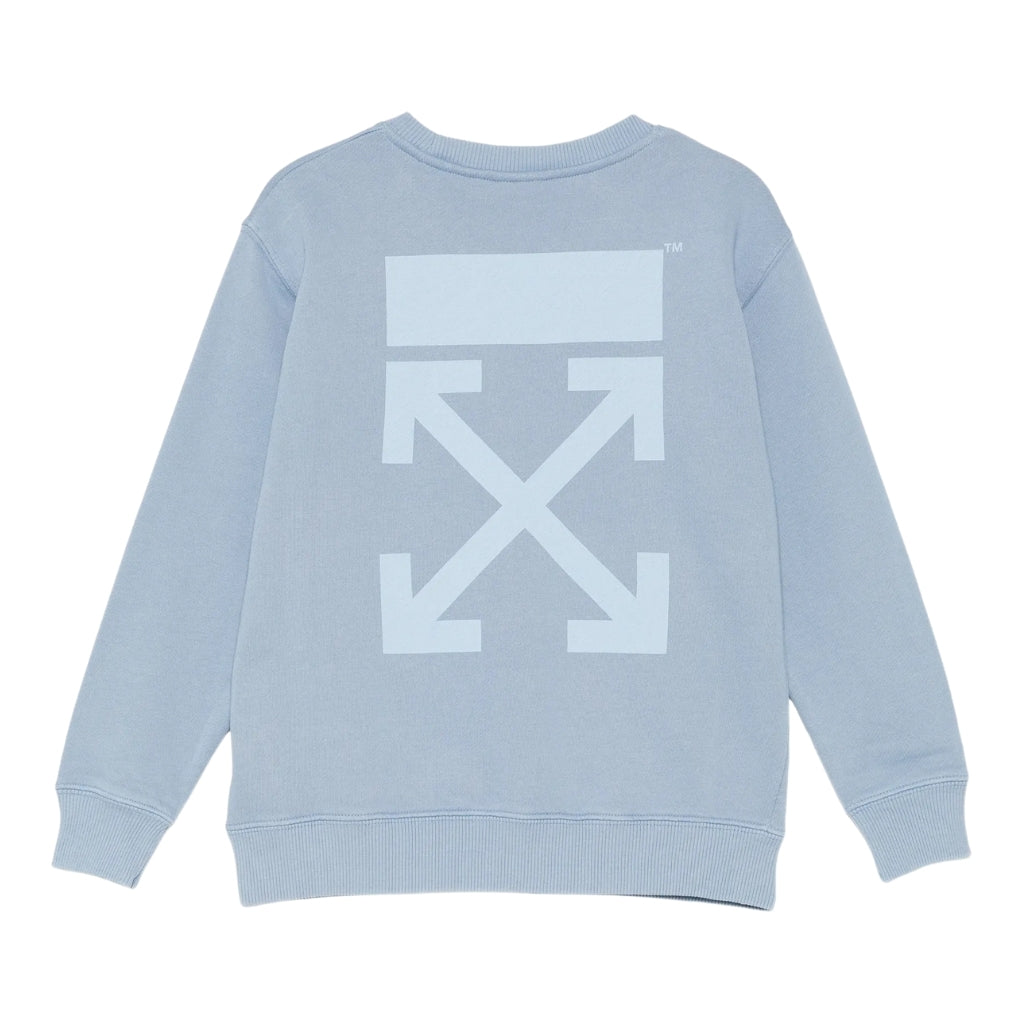 Off-White Kids Garment-Dyed Crewneck Sweatshirt