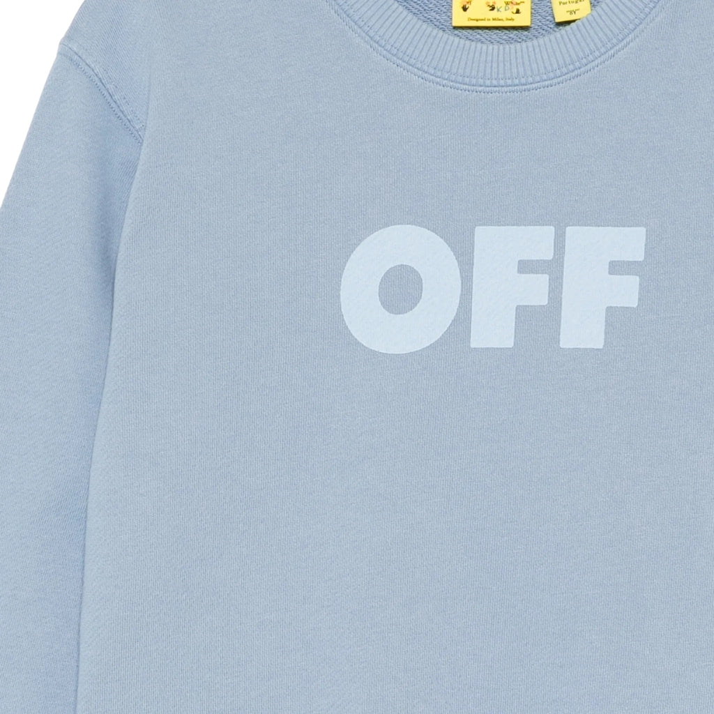 Off-White Kids Garment-Dyed Crewneck Sweatshirt