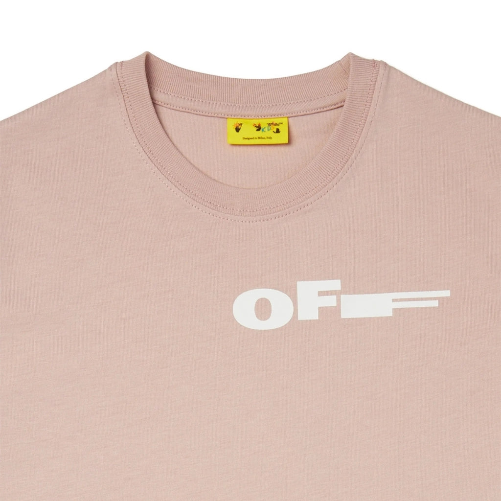 Off-White Kids Type Tee Dress S/S