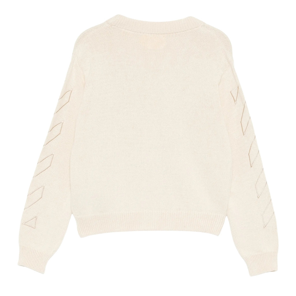 Off-White Kids Arrow Diag Knit Cardigan