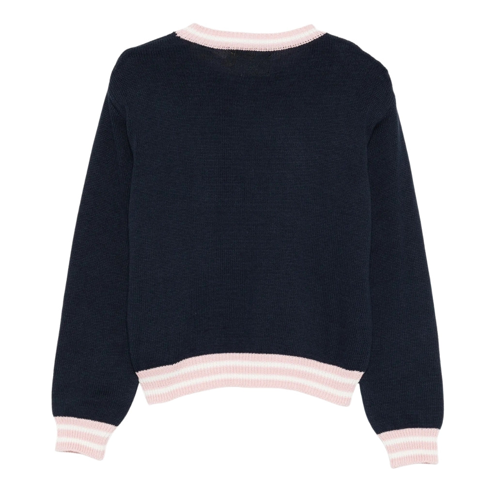 Off-White Kids Big Bookish Knit Crew