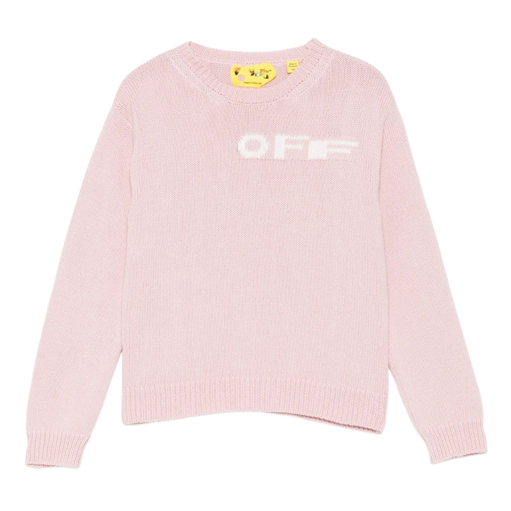 Off-White Kids Type Knit Crew