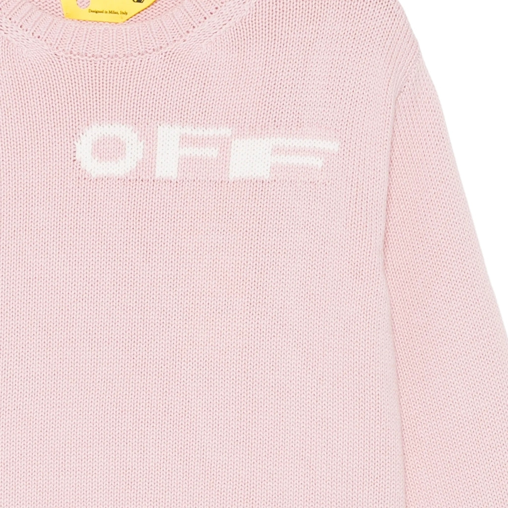 Off-White Kids Type Knit Crew