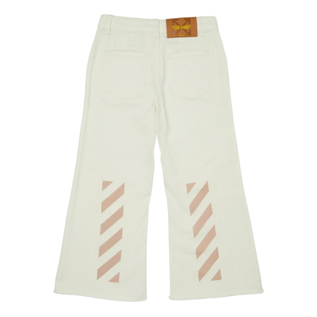 Off-White Kids Bookish Diag Denim Pants