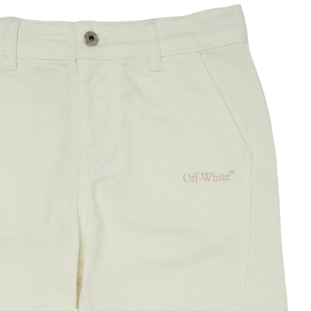 Off-White Kids Bookish Diag Denim Pants