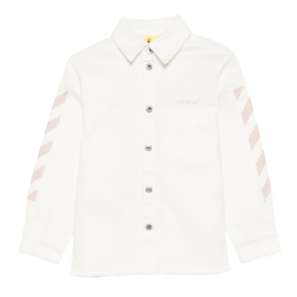 Off-White Kids Classic Arrow Tab Denim Shirt