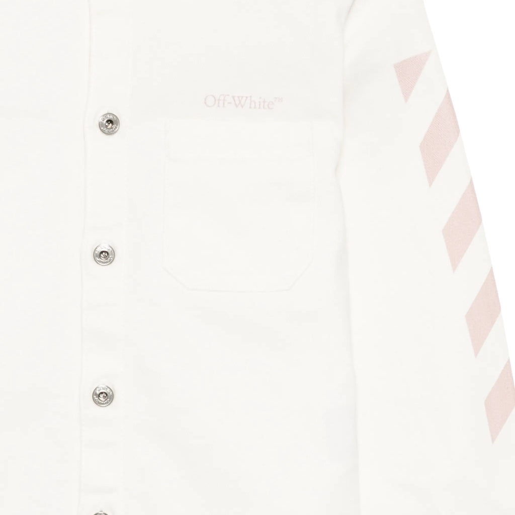 Off-White Kids Classic Arrow Tab Denim Shirt
