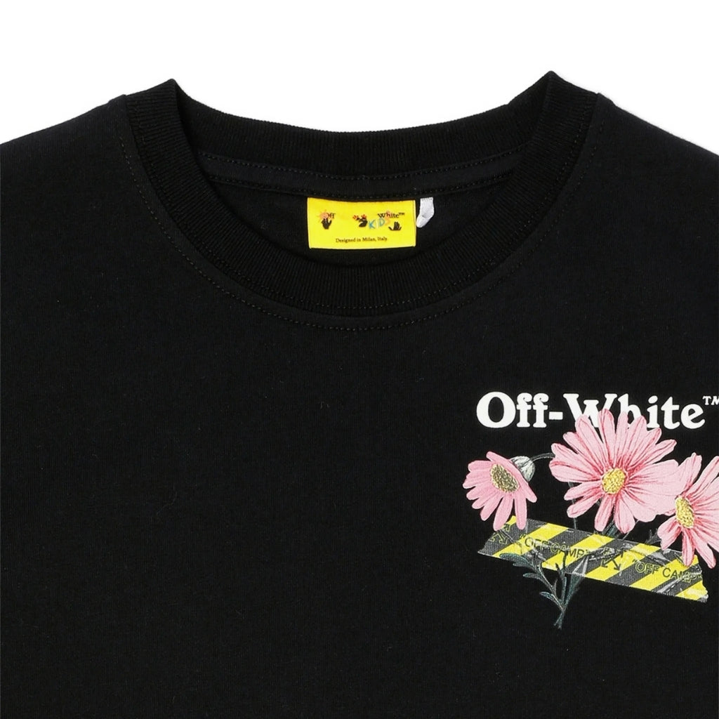 Off-White Kids Daisy Tape Tee S/S