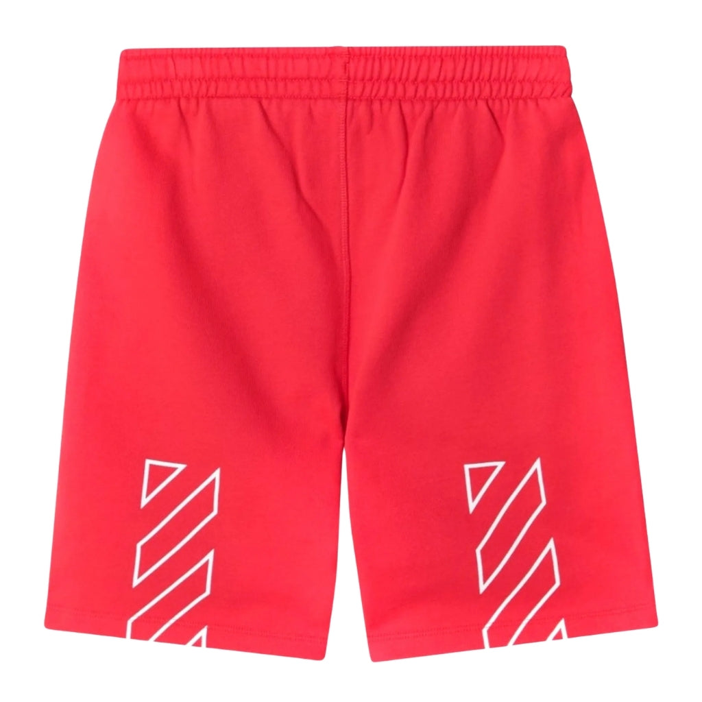 Off-White Kids Bookish Diag Sweatshorts