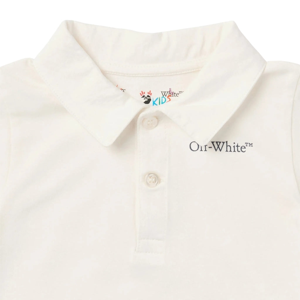 Off-White Kids Bookish Mix Romper S/S