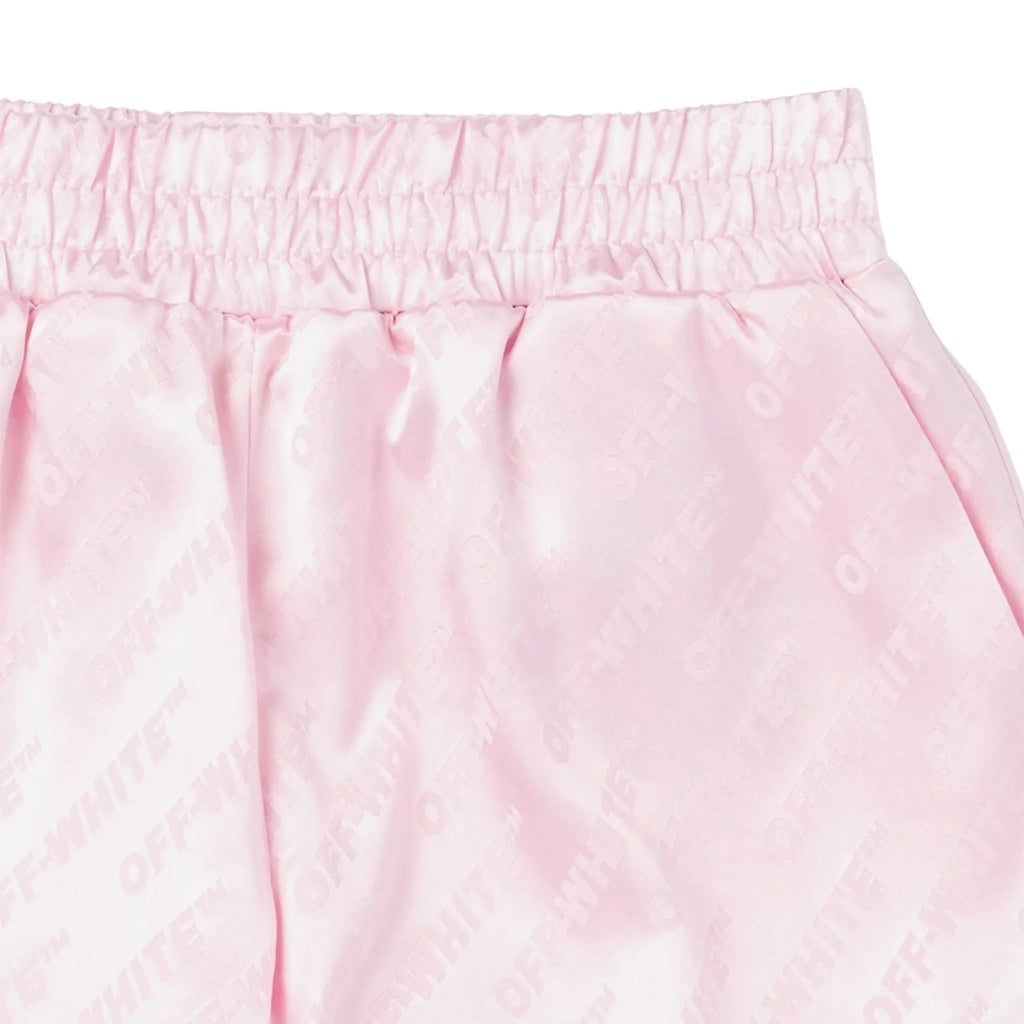 Off-White Kids Jacquard Off Satin Shorts