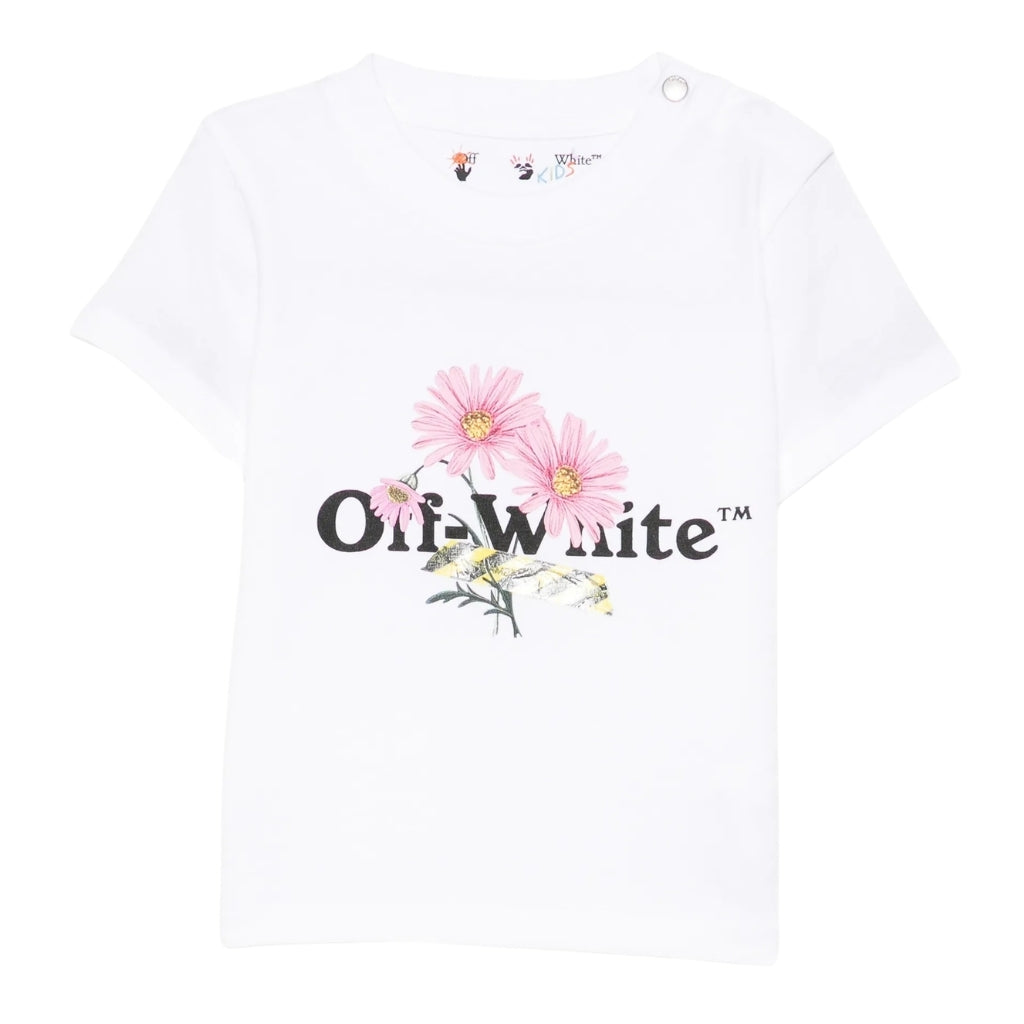 Off-White Kids Daisy Logo Tee S/S