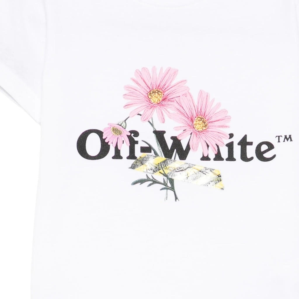 Off-White Kids Daisy Logo Tee S/S