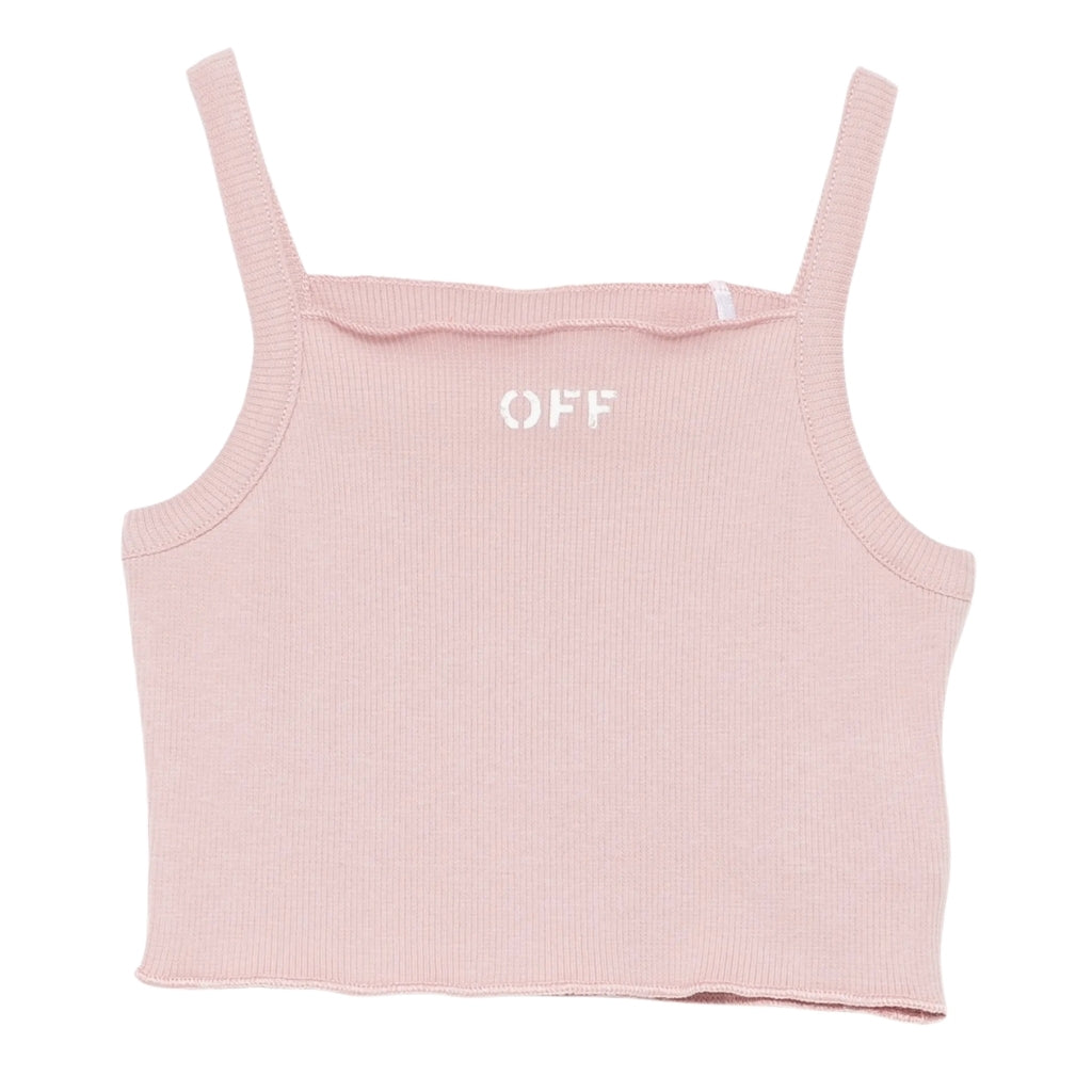 Off-White Kids Off Stamp Rib Top