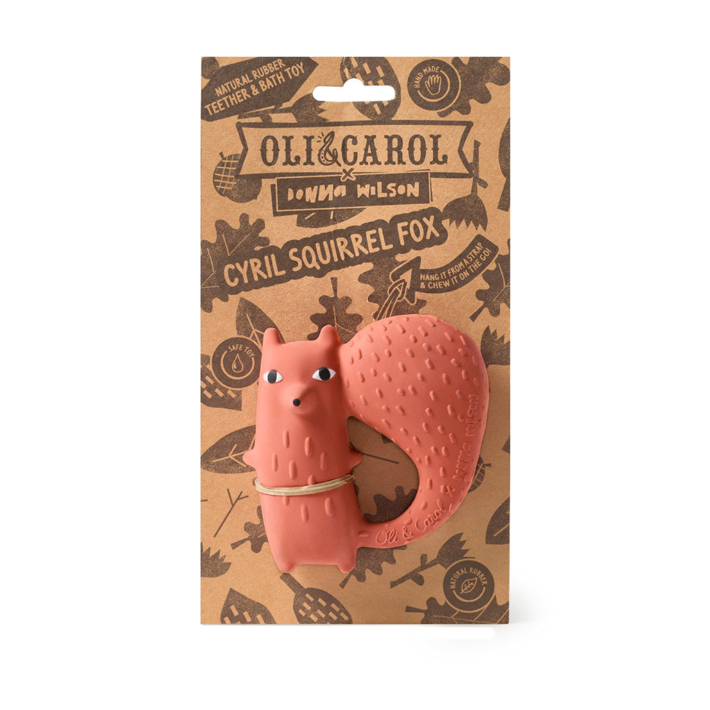 Oli&Carol Cyril Squirrel Fox Baby Teether