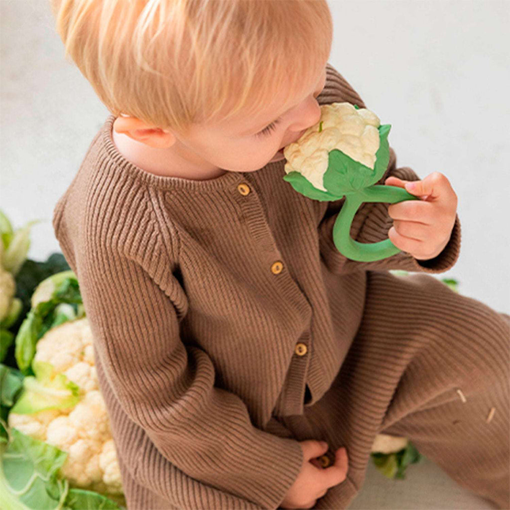 Oli&Carol Cauliflower Rattle Toy
