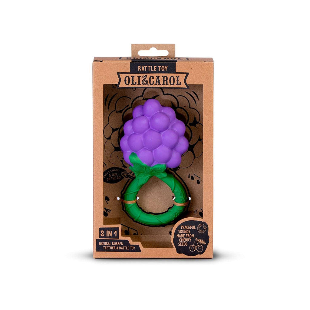 Oli&Carol Grape Rattle Toy