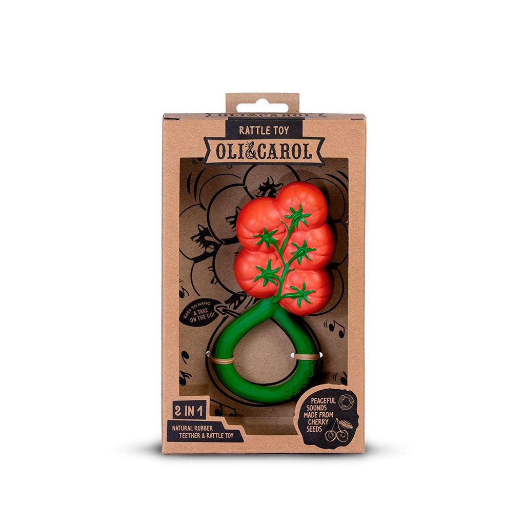 Oli&Carol Tomato Rattle Toy