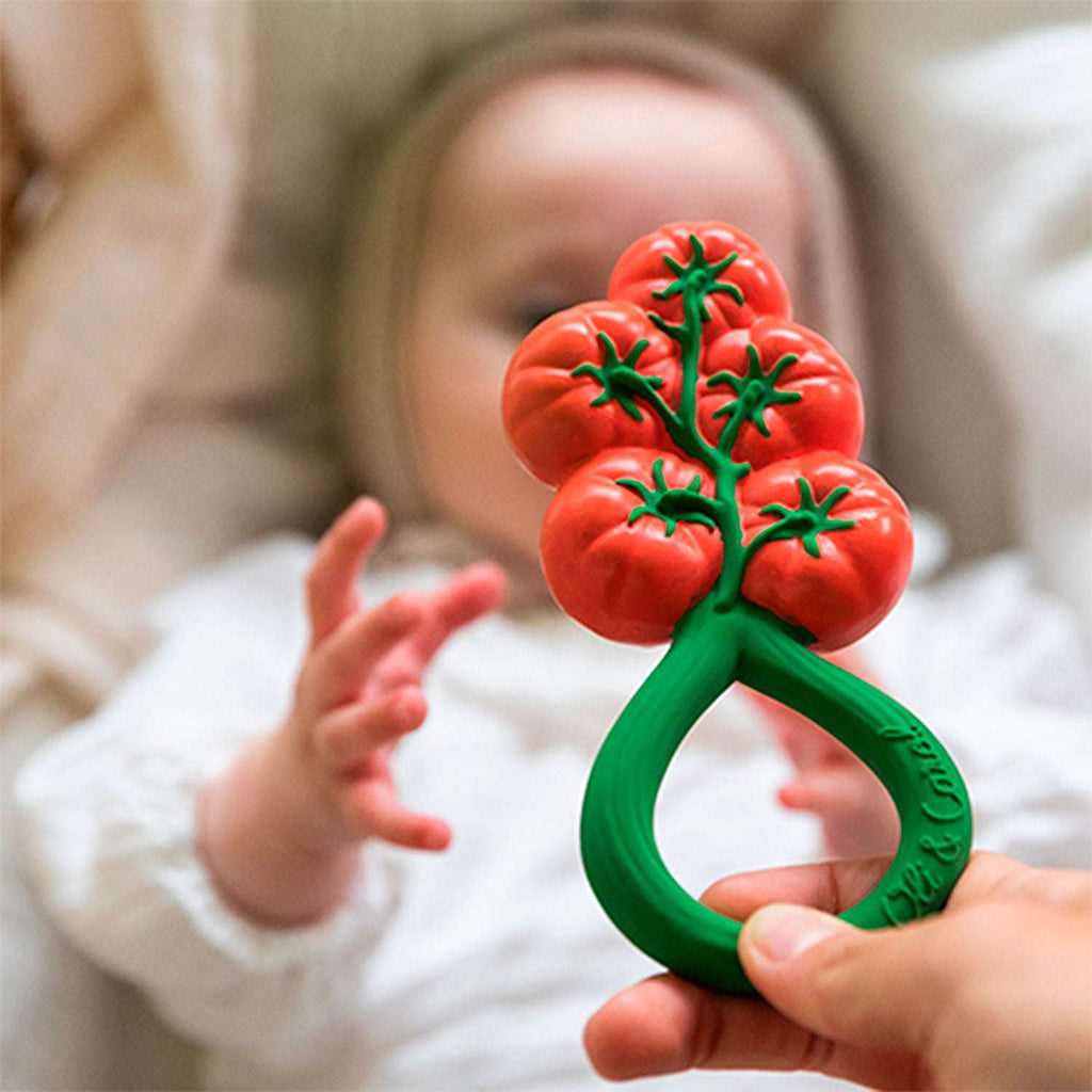 Oli&Carol Tomato Rattle Toy