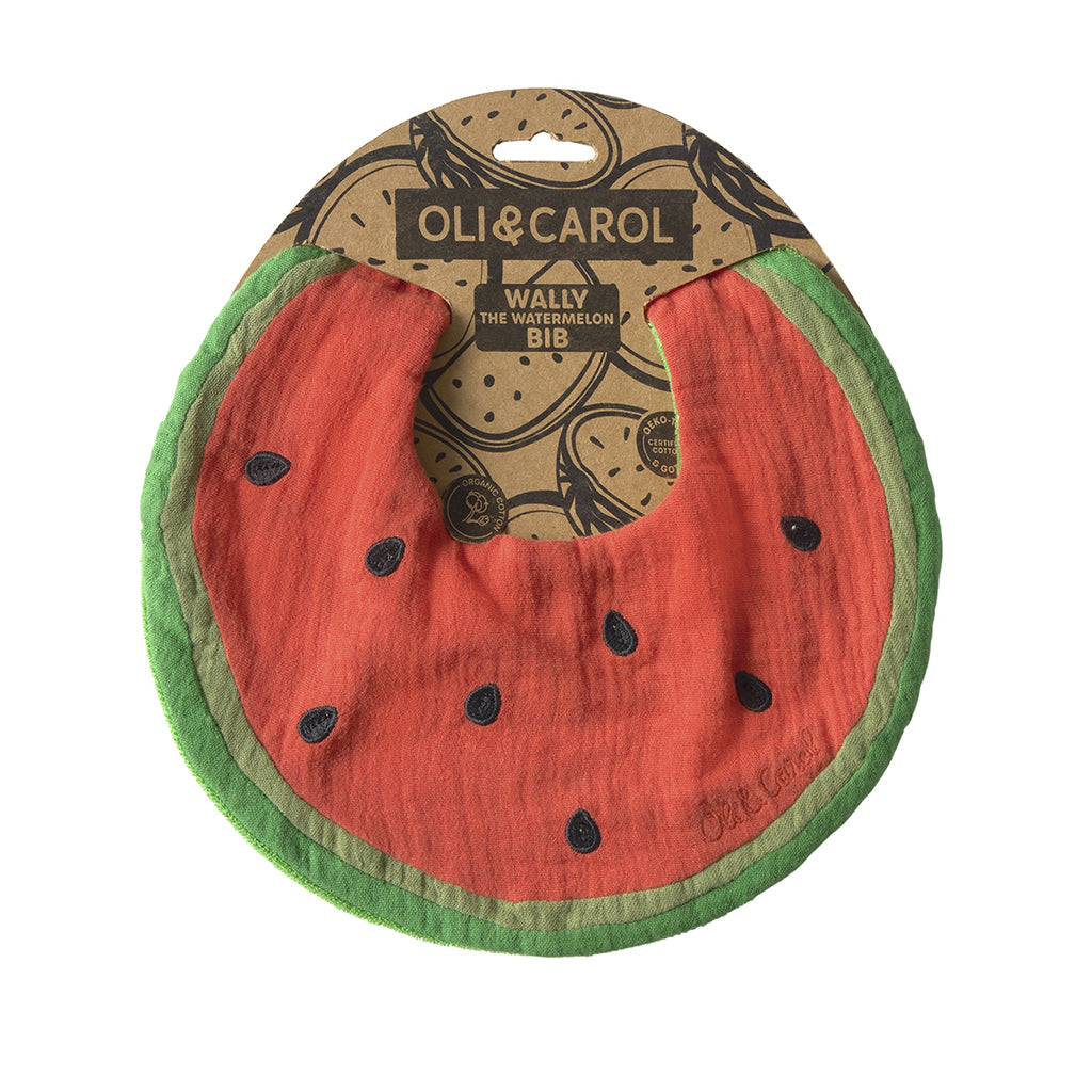 Oli&Carol Wally The Watermelon Bib