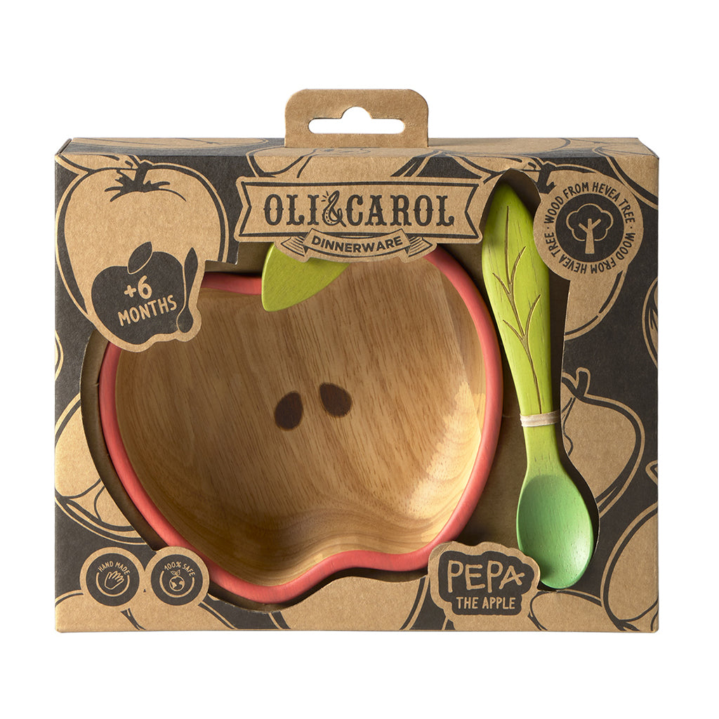Oli&Carol Pepa The Apple Bowl & Spoon Set