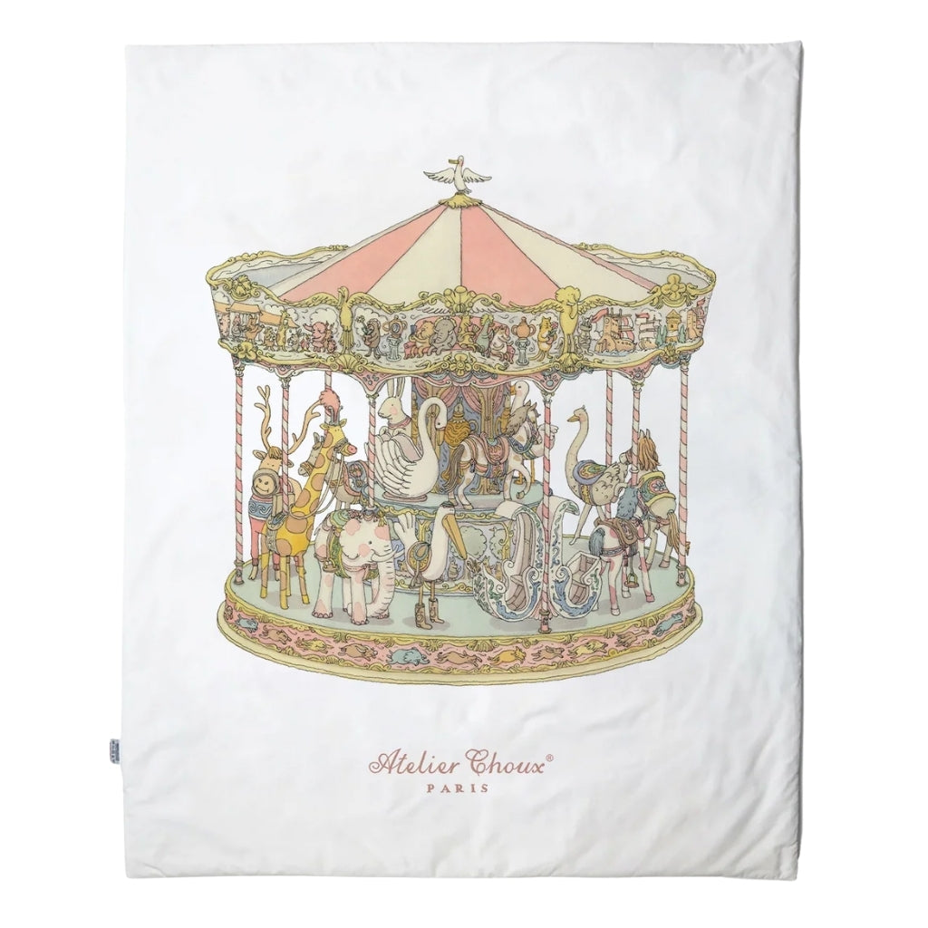Atelier Choux Reversible Quilt - Monceau / Carousel Pink