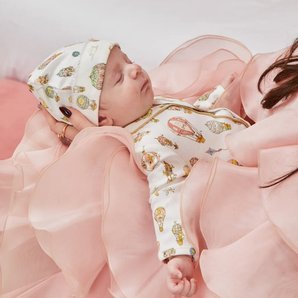 Atelier Choux Classic Playsuit - Hot Air Balloons