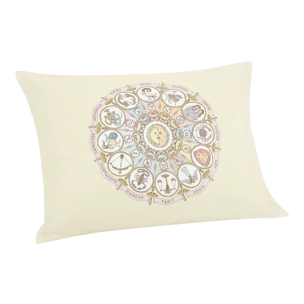 Atelier Choux Satin Cushion - Zodiac Yellow